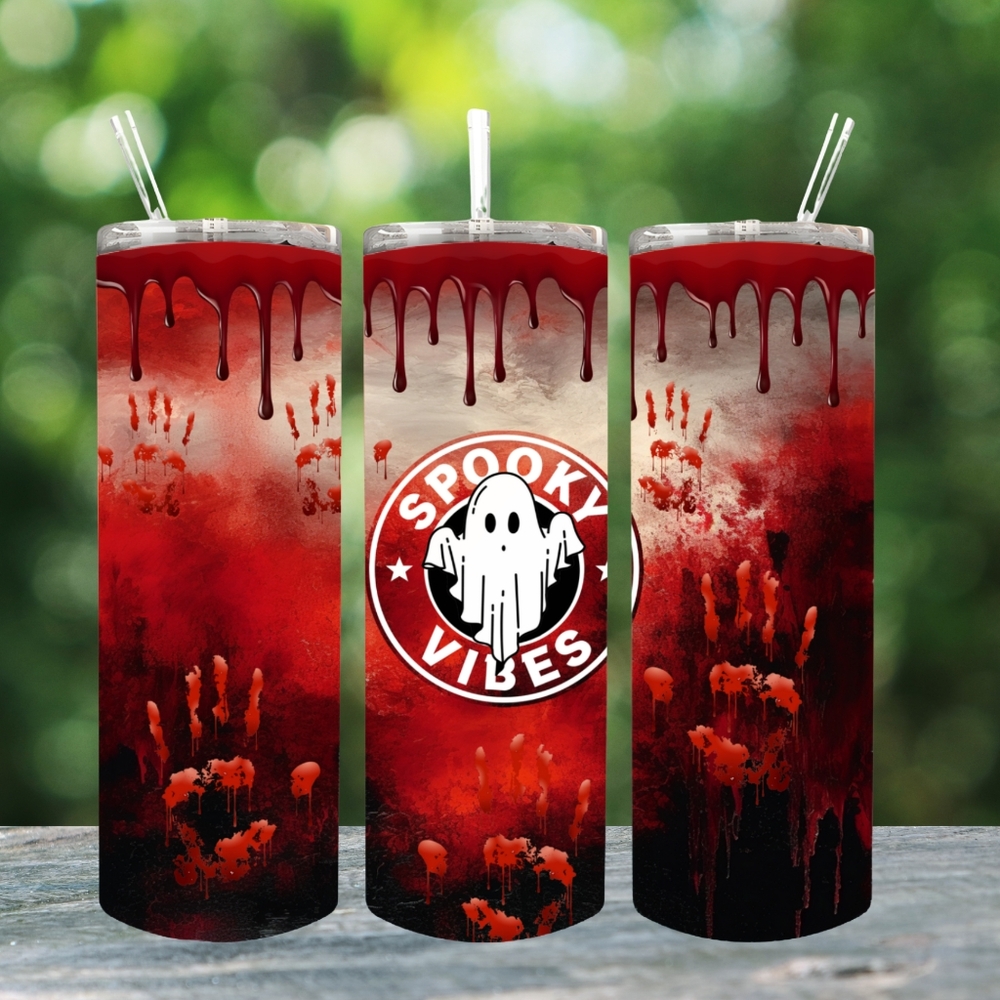Made To Order Spooky Vibes 20 Oz  Tumbler